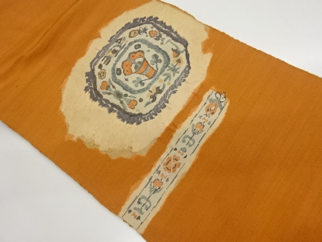 JAPANESE NAGOYA OBI / TSUMUGI / WOVEN ABSTRACT